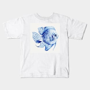 Vintage fish Kids T-Shirt